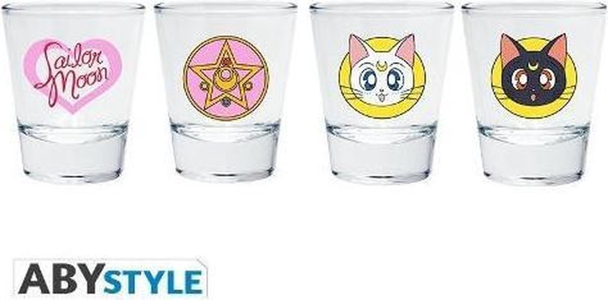 [Merchandise] ABYstyle Sailor Moon Shotglazen Emblem NIEUW